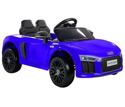 Электрический спортивный автомобиль для детей Audi R8 Spyder Blue Painted