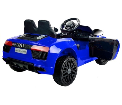 Электрический спортивный автомобиль для детей Audi R8 Spyder Blue Painted