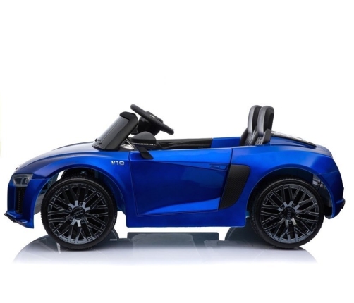 Elektriskā sporta automašīna bērniem Audi R8 Spyder Blue Painted