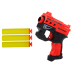 Mini Foam Dart Gun With Suction Cups, Red