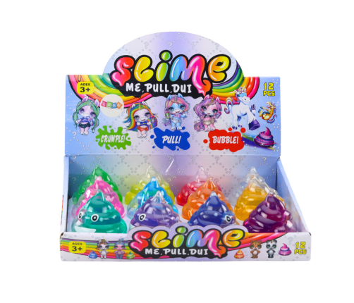 Slime Emoji in a Box 150 g 12 Colors