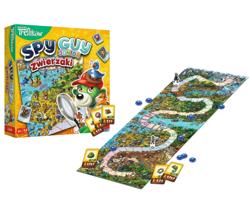 Spy Guy Junior Family Game Animals Trefl 02595