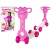 Children's scooter 4 Wheel Giraffe Pink