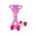 Children's scooter 4 Wheel Giraffe Pink