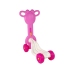 Children's scooter 4 Wheel Giraffe Pink