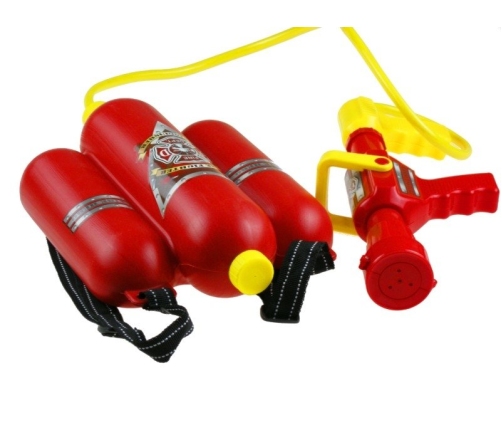 Kids Childrens Fire Fighter Set Kit Working Fire Extinguisher