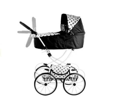 Retro Dolls Buggy Alice - XL Black with White