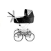 Retro Dolls Buggy Alice - XL Black with White