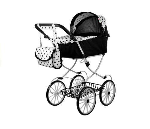 Retro Dolls Buggy Alice - XL Black with White