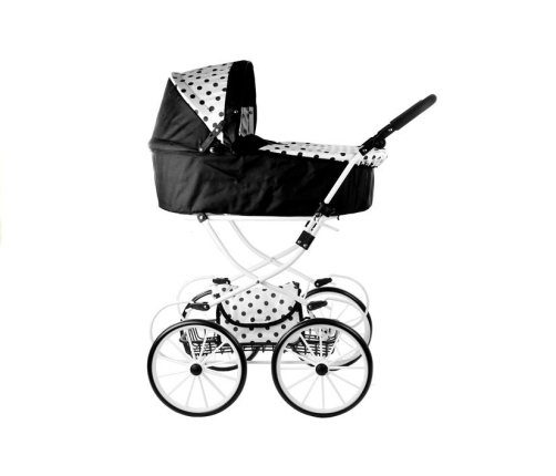 Retro Dolls Buggy Alice - XL Black with White