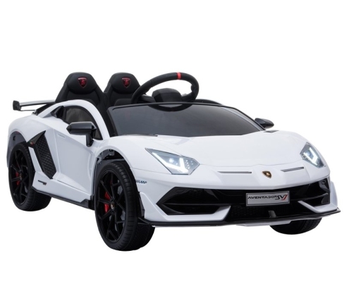 Elektriskā sporta automašīna bērniem Lamborghini Aventador White