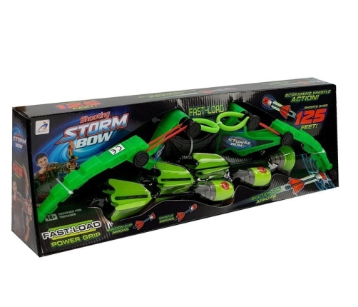 Set Bow 3 Arrows Sports Green 58 cm