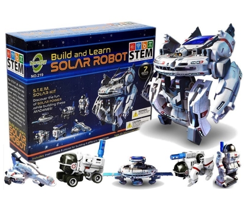 Set of Educational Solar Robot 7in1