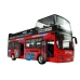 Tourist Coach Double Decker Openable Door Red