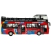 Tourist Coach Double Decker Openable Door Red