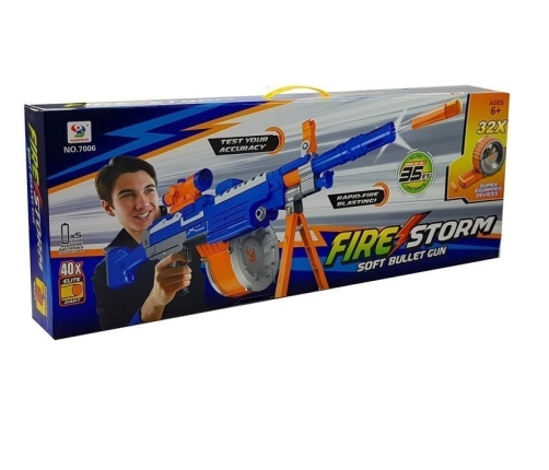 Foam Dart Rifle 40 pieces Large Magazine