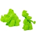 Play Daugh Dinosaurs Eggs Mould 12 Pieces 4 Colours