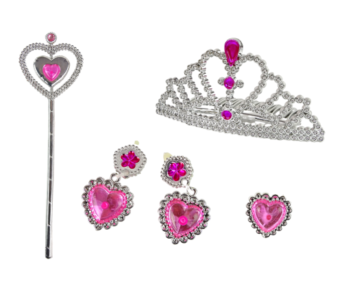 Princess set  Slippers with fur + Little lady accessories