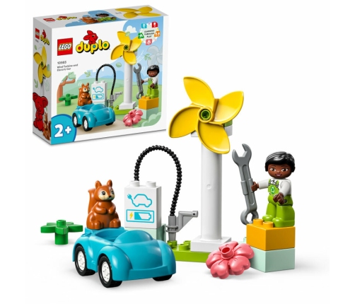 LEGO DUPLO Town Wind Turbine and Electric Car P6 10985