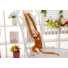 Mascot Plush Monkey with Baby, Light Brown 70 cm