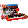 Keyboard Piano 24 Keys USB Microphone Red