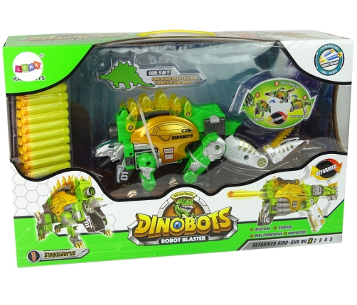 Dinobots 2 in 1 Dinosaur Shotgun Green Stegosaurus Shield