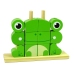 Creative Spatial Wooden Bricks 3D Frog Puzzle