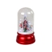 Christmas Dome Decoration Snow Santa Claus Red