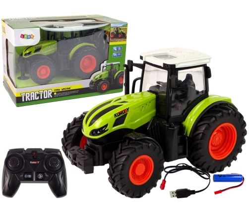 Remote Controlled Tractor 1:24 R/C Green