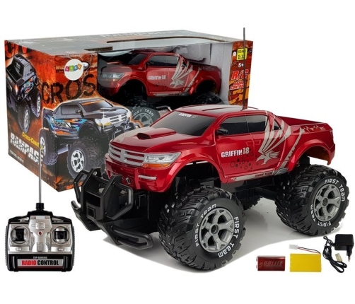 Huge Jeep Rampage R / C Red MONSTER LKW