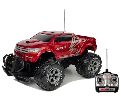 Huge Jeep Rampage R / C Red MONSTER LKW