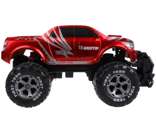 Huge Jeep Rampage R / C Red MONSTER LKW