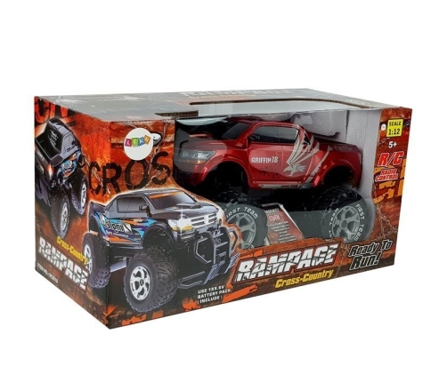 Huge Jeep Rampage R / C Red MONSTER LKW