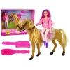 Doll Rider with Brown Pony Figures.