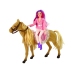 Doll Rider with Brown Pony Figures.