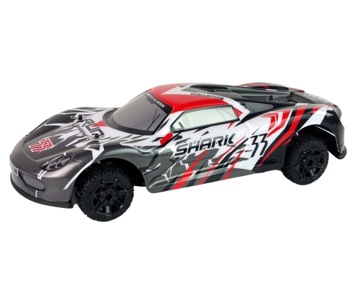 Sports Car R/C 1:8 Gray White