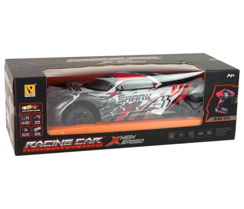 Sports Car R/C 1:8 Gray White