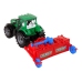 Tractor With Plough Friction Drive Red