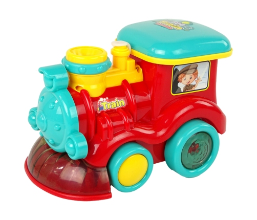 Soap Bubble Locomotive Rides Light Sounds