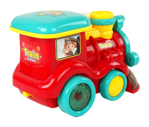 Soap Bubble Locomotive Rides Light Sounds