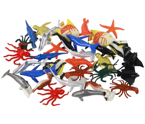 Sea Animals Figurines 32 Pieces Gift Cards Gift