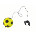 PU Football with Jojo Eraser for Bouncing, 6 cm, Yellow