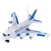 RC Airplane Remote Controlled White Aerobus Remote Control Lights Sounds