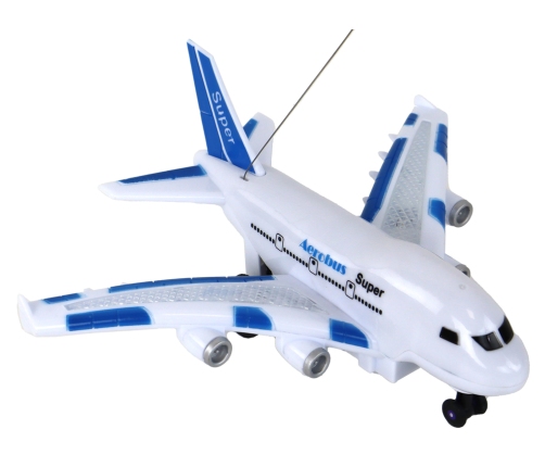 RC Airplane Remote Controlled White Aerobus Remote Control Lights Sounds