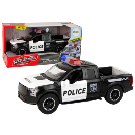 Offroad Vehicle Police Black Opening Door Sound Lights