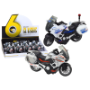 Police Sports Motorcycle With Friction Drive, Scale 1:10