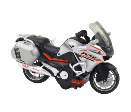 Police Sports Motorcycle With Friction Drive, Scale 1:10