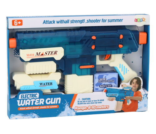 Rifle Rechargeable Water Gun M416 500ml Range 8-10m