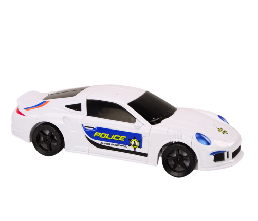 Auto-Robot 2in1 Transformation Police Car White