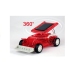 Solar Bulldozer Car Red